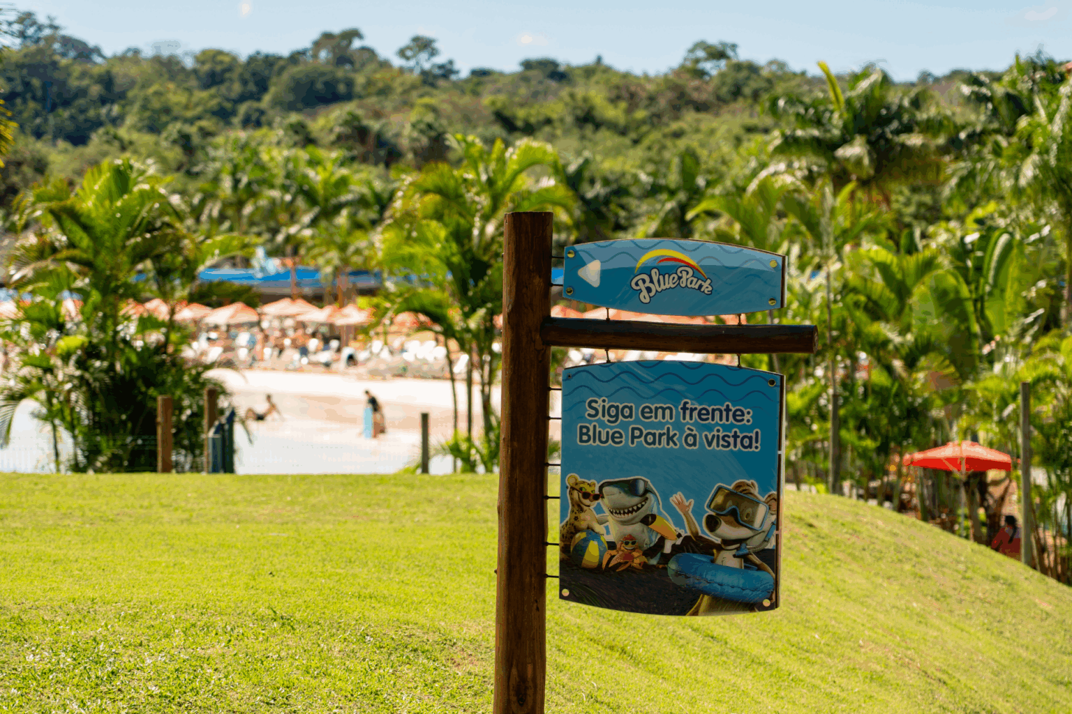 Hóspedes do Mabu têm acesso exclusivo ao Blue Park, um dos maiores parques aquáticos do Sul do Brasil