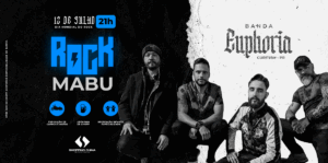 Mabu celebra o Dia Mundial do Rock com show da Banda Euphoria e atrações exclusivas