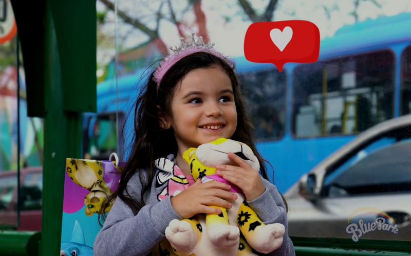 Mascotes do Blue chegaram para encantar.